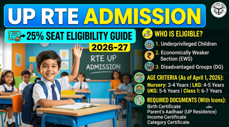 UP RTE Admission: 25% Seat Eligibility Guide