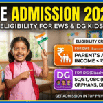 UP RTE Admission: Eligibility for EWS & DG Kids