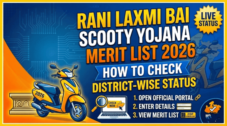 rani-laxmi-bai-scooty-yojana-merit-list-2026-how-to-check-district-wise-status