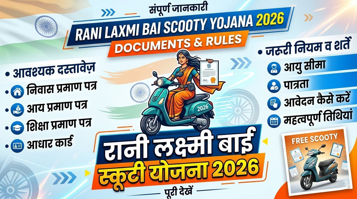 rani-laxmi-bai-scooty-yojana-2026-documents-and-rules