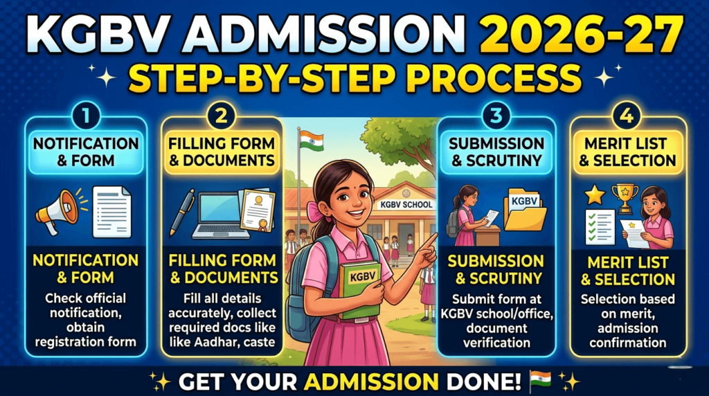 Step-by-Step KGBV Admission Process for 2026-27