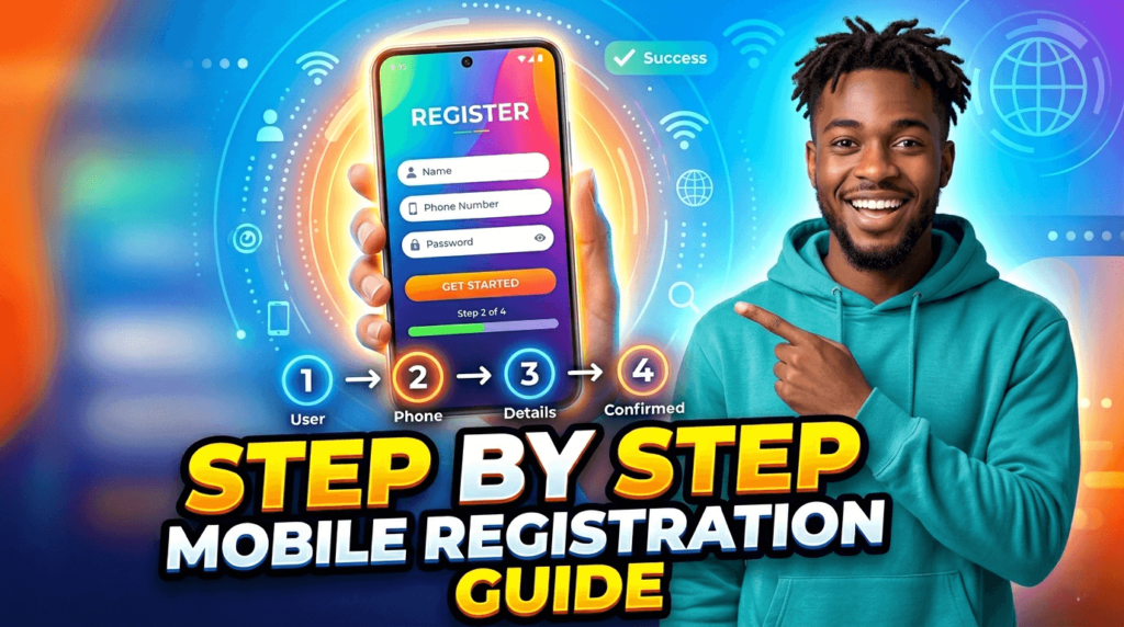 Step by Step Mobile Registration Guide