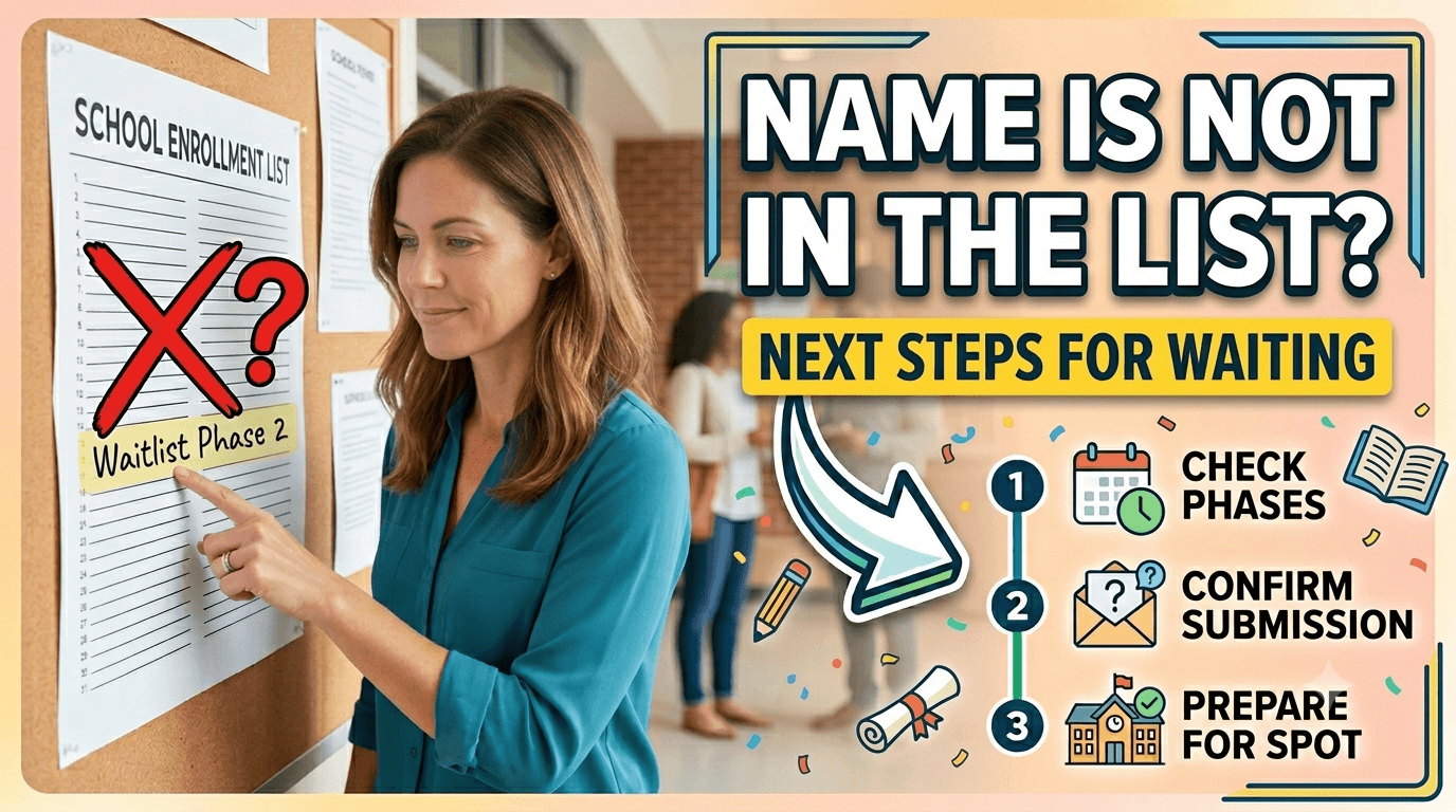 Child’s Name Missing from List? Next Steps & Phases
