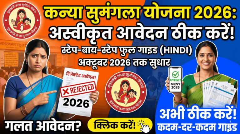 Kanya Sumangala Yojana Rejected Application: Fix Guide 2026
