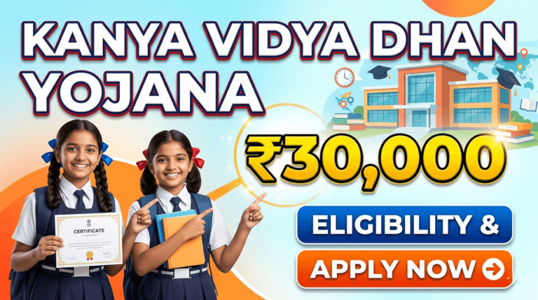 Kanya Vidya Dhan Yojana: Eligibility & Apply (₹30,000)