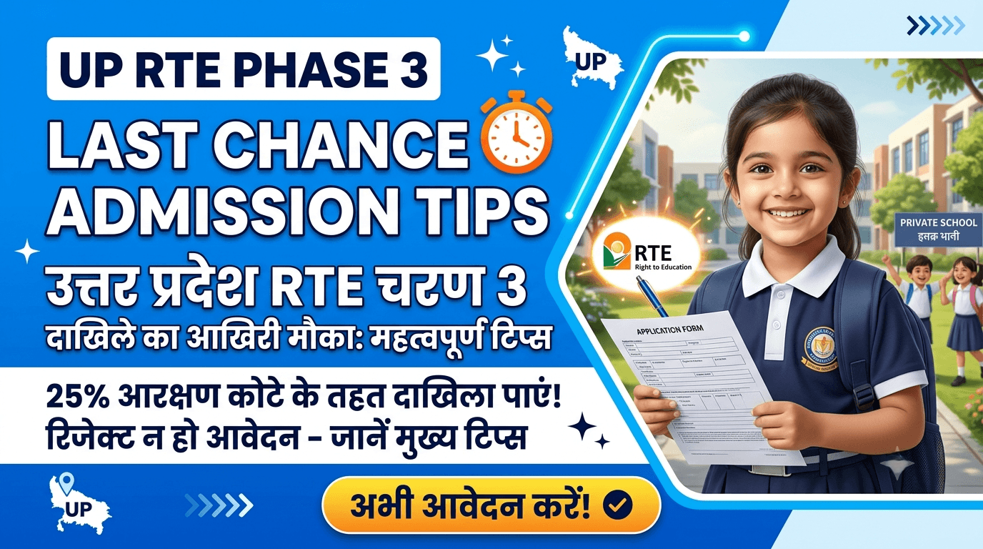UP RTE Phase 3: Last Chance Admission Tips
