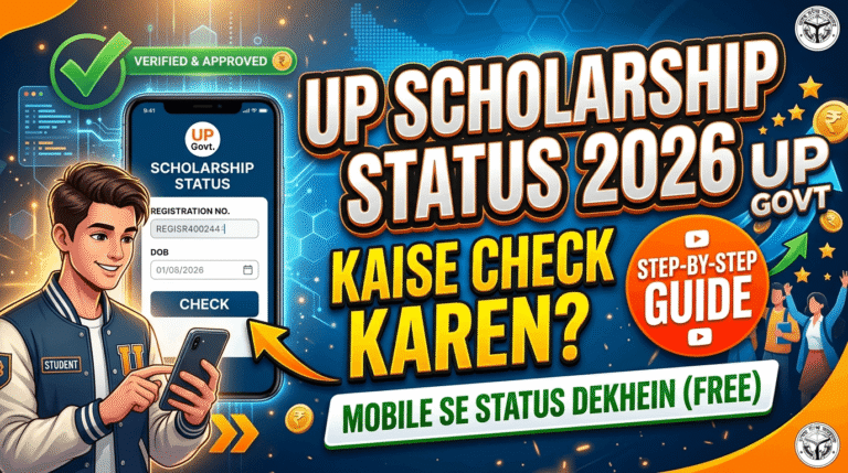 UP Scholarship Status 2026 Kaise Check Karen? Step by Step