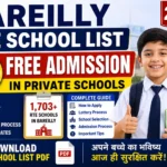 Bareilly RTE School List 2027 shows Free Admission in Private Schools – Complete Guide