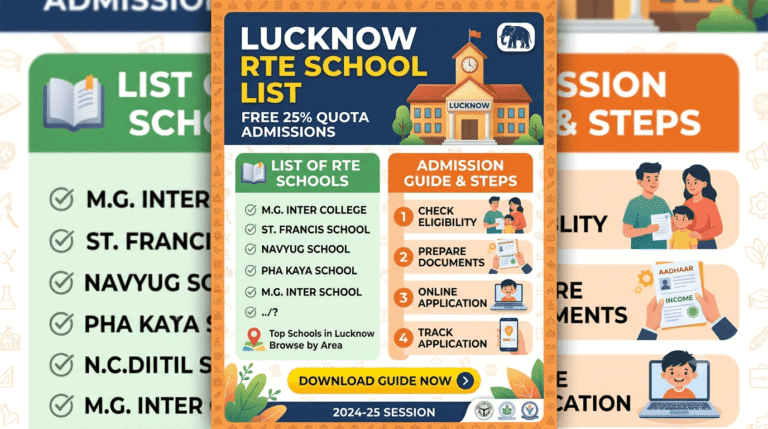 Lucknow RTE School List & 25% Quota Admission Guide