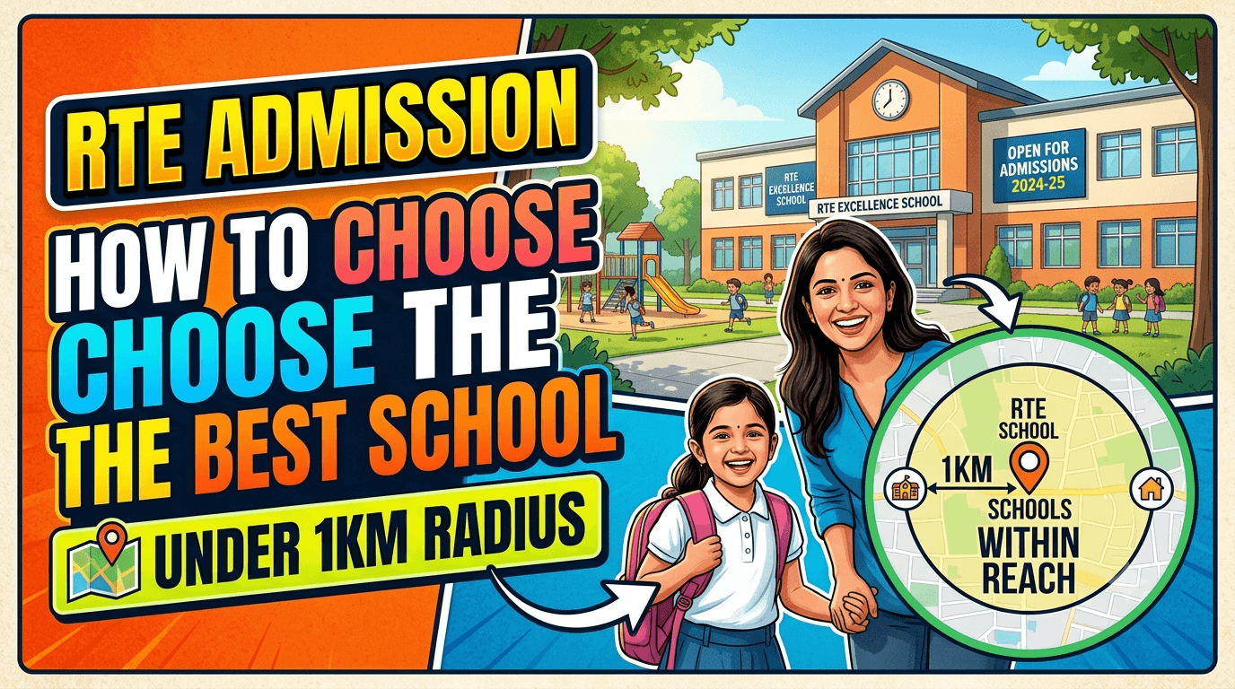 RTE Admission: How to Choose the Best School Under 1km Radius