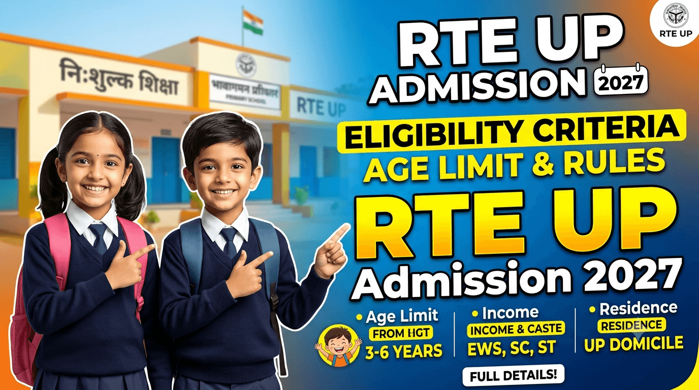 RTE UP Admission 2027: Eligibility Criteria, Age Limit & Rules