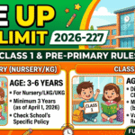 RTE UP Age Limit 2026-27: Class 1 & Pre-Primary Rules